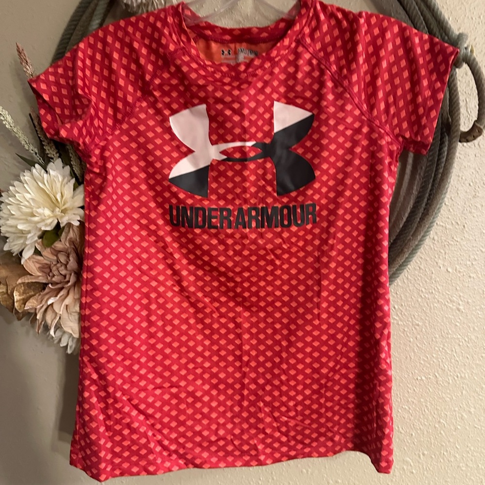 Girls athletic shirt. Dri fit material.